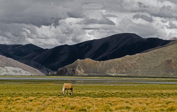 Paisaje de Lhasa Se Ve en Tren Paisaje de Lhasa Se Ve en Tren