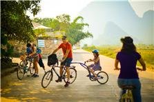 Bikking en Yangshuo