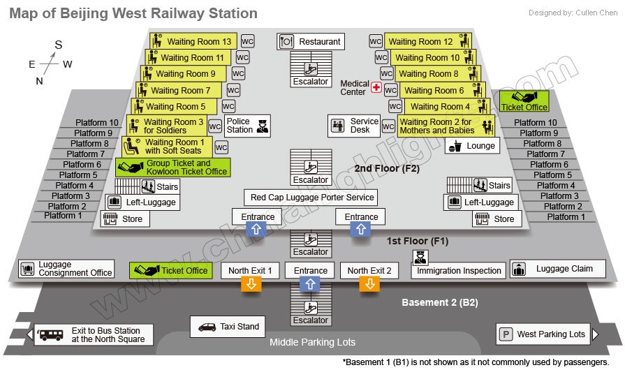 map of beijing west railway station