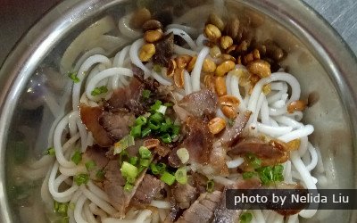 desayuno de Guilin—fideos de arroz